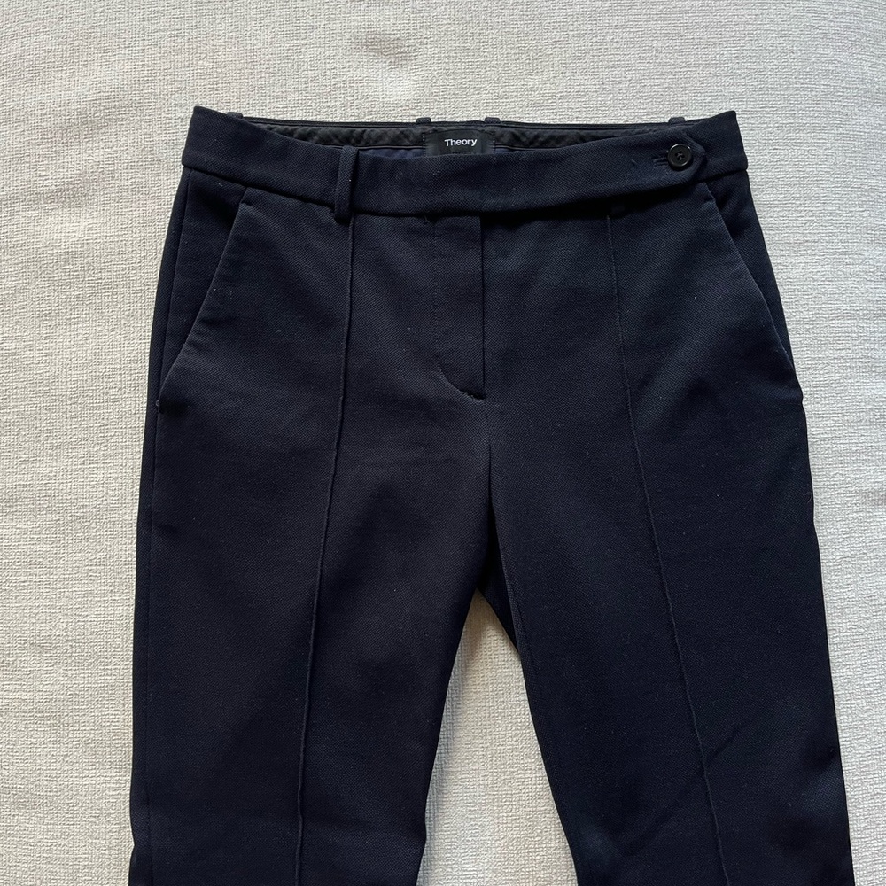 Theory Mighnight Navy Tailored Pants